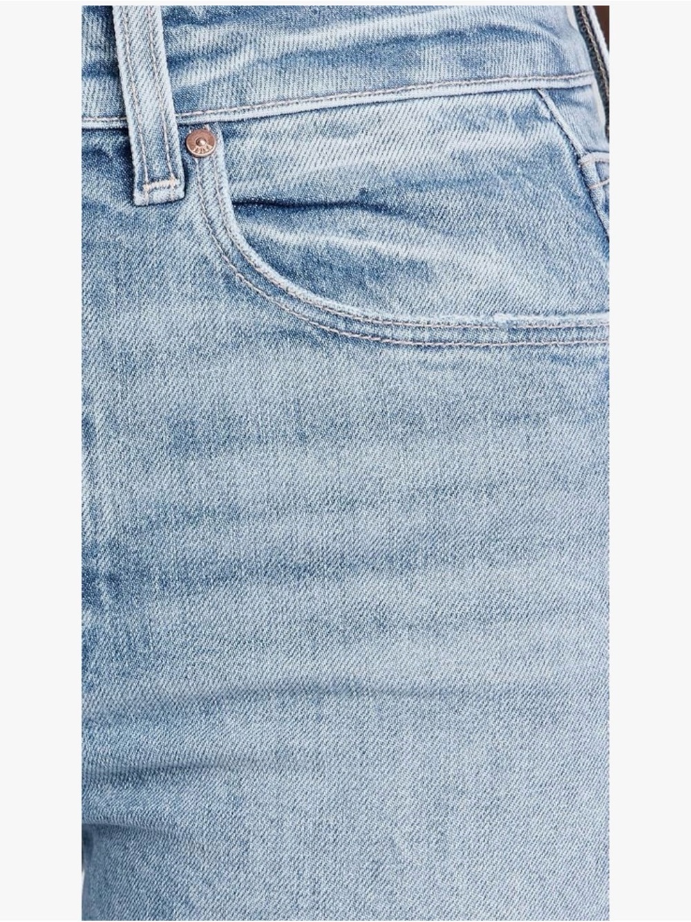 PAIGE Light Wash High-Rise Wide Leg Jeans - Picture 4 of 16